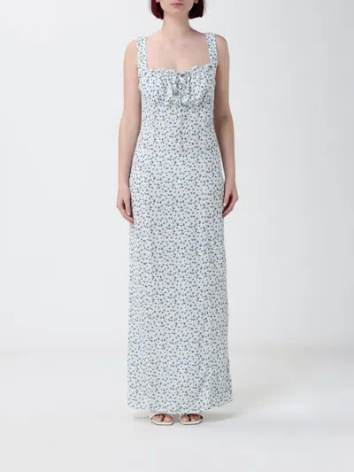 Mar De Margaritas Dress Woman In Blue