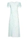 Mar De Margaritas Light Blue Viscose Dress For In Blue