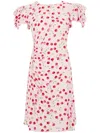 Mar De Margaritas Cherry Motif Mini Dress In Pink In Pink
