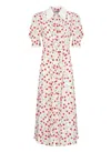 Mar De Margaritas White Viscose Dress In White