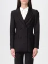 Mar De Margaritas Blazer  Woman Color Black In Black