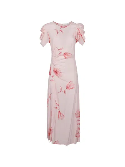 Mar De Margaritas Kristel Floral Dress In Pink