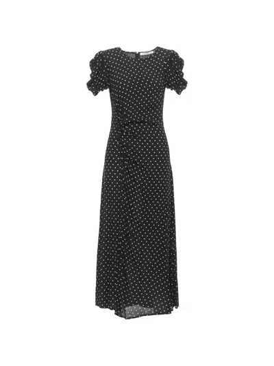 Mar De Margaritas Kristel Midi Dress In Black