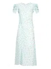 Mar De Margaritas Light Blue Viscose Dress For