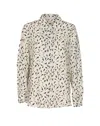 Mar De Margaritas Floral-pattern Button-down Shirt In Neutral