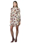 Mar De Margaritas Short Dress Woman  ♪ In Neutral