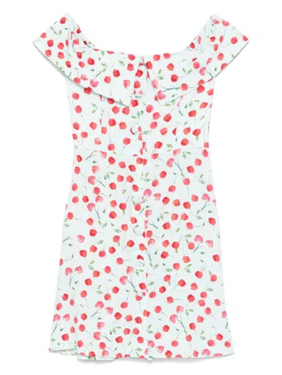 MAR DE MARGARITAS SHORT FLORAL PRINT DRESS
