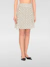 Mar De Margaritas Polka-dot Straight Skirt