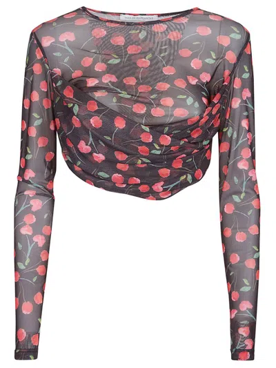 Mar De Margaritas Top In Burgundy