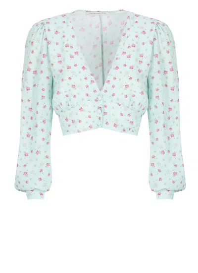 Mar De Margaritas Light Blue Emily Top