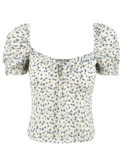 Mar De Margaritas Top In White
