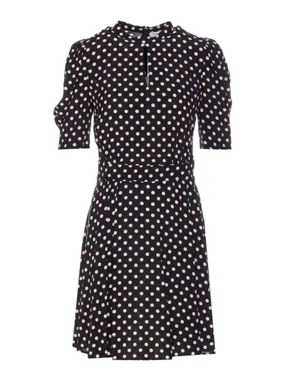 Mar De Margaritas Vestido Corto - Negro