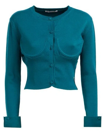 Mar De Margaritas Viscose Blend Cardigan With Wire