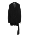 Mar De Margaritas Woman Cardigan Black Size L Acrylic, Wool, Viscose, Alpaca Wool