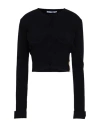 Mar De Margaritas Woman Cardigan Black Size S Viscose, Polyester, Polyamide