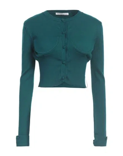 Mar De Margaritas Woman Cardigan Deep Teal Size Xs Viscose, Polyester, Polyamide