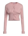 Mar De Margaritas Woman Cardigan Pink Size Xs Viscose, Polyester, Polyamide