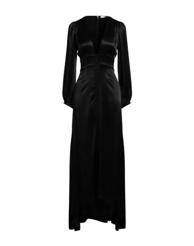 Mar De Margaritas Woman Maxi Dress Black Size L Viscose