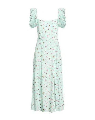 Mar De Margaritas Woman Maxi Dress Turquoise Size L Viscose In Green