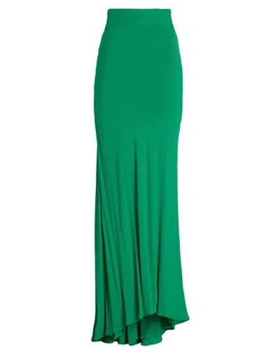 Mar De Margaritas Woman Maxi Skirt Green Size L Viscose