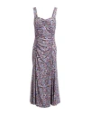 Mar De Margaritas Woman Midi Dress Lilac Size M Viscose In Purple