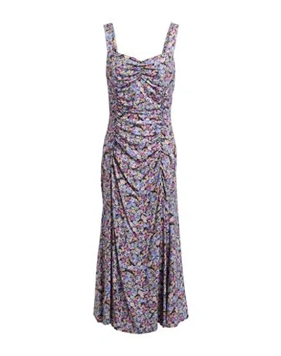 Mar De Margaritas Woman Midi Dress Lilac Size M Viscose In Purple
