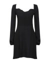 Mar De Margaritas Woman Mini Dress Black Size M Viscose, Polyester