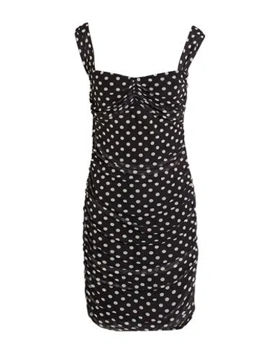 Mar De Margaritas Woman Mini Dress Black Size M Polyester, Elastane
