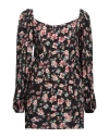 Mar De Margaritas Woman Mini Dress Black Size M Viscose In Black