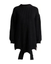 Mar De Margaritas Woman Mini Dress Black Size S Acrylic, Polyester