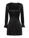 Mar De Margaritas Woman Mini Dress Black Size S Viscose