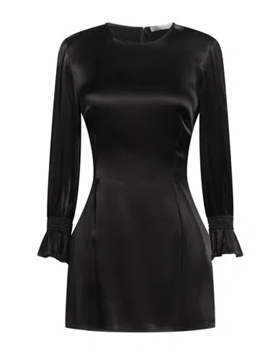 Mar De Margaritas Woman Mini Dress Black Size S Viscose