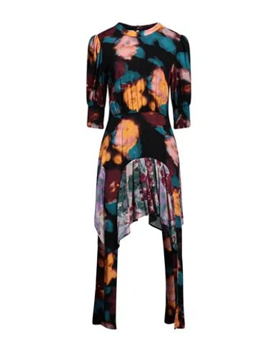 Mar De Margaritas Woman Mini Dress Black Size Xs Viscose