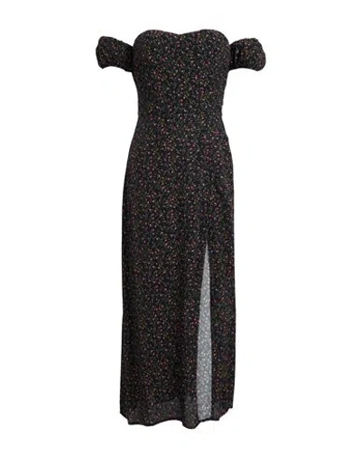 Mar De Margaritas Woman Mini Dress Black Size Xs Viscose