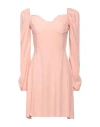 Mar De Margaritas Woman Mini Dress Blush Size Xs Viscose, Polyester In Pink