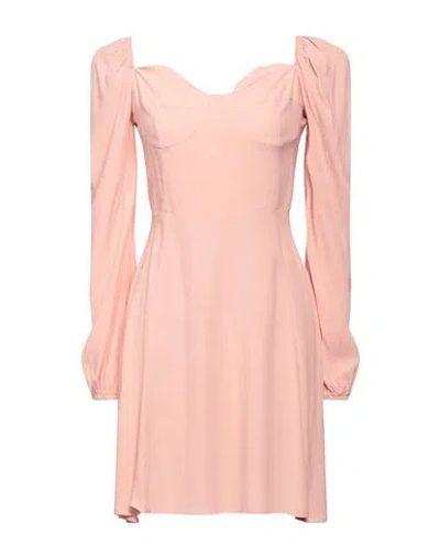 Mar De Margaritas Woman Mini Dress Blush Size Xs Viscose, Polyester In Pink