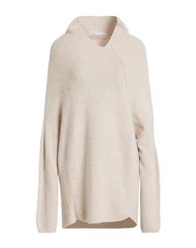 Mar De Margaritas Woman Mini Dress Light Grey Size S Viscose, Polyamide, Wool, Cashmere In Neutral