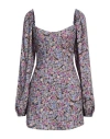 Mar De Margaritas Woman Mini Dress Purple Size M Viscose In Purple