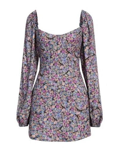 MAR DE MARGARITAS MAR DE MARGARITAS WOMAN MINI DRESS PURPLE SIZE S VISCOSE