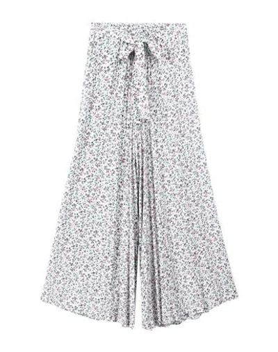 Mar De Margaritas Woman Pants White Size M Viscose, Elastane