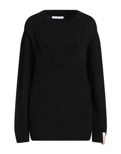Mar De Margaritas Woman Sweater Black Size M Acrylic, Polyamide, Polyester, Viscose, Wool