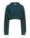 Mar De Margaritas Woman Sweater Deep Teal Size S Acrylic, Polyester