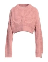 Mar De Margaritas Woman Sweater Pink Size S Acrylic, Polyester