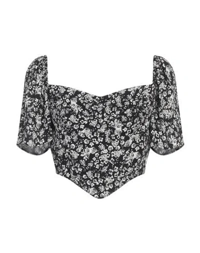Mar De Margaritas Woman Top Black Size L Viscose