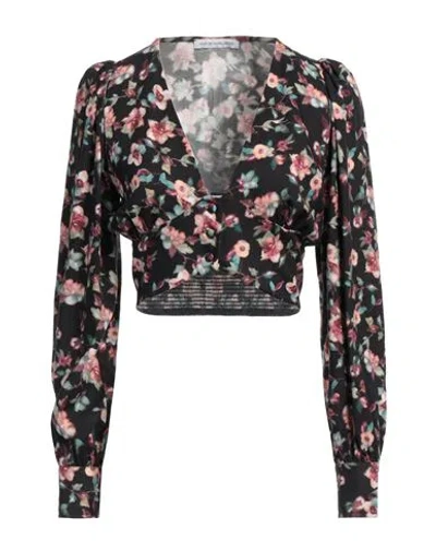 Mar De Margaritas Woman Top Black Size S Viscose