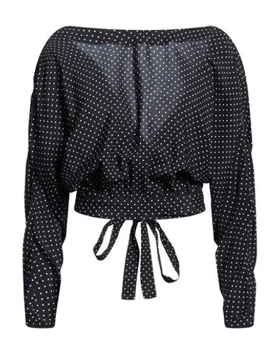 Mar De Margaritas Woman Top Black Size S Viscose