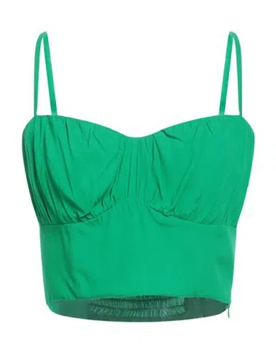 Mar De Margaritas Woman Top Green Size M Viscose