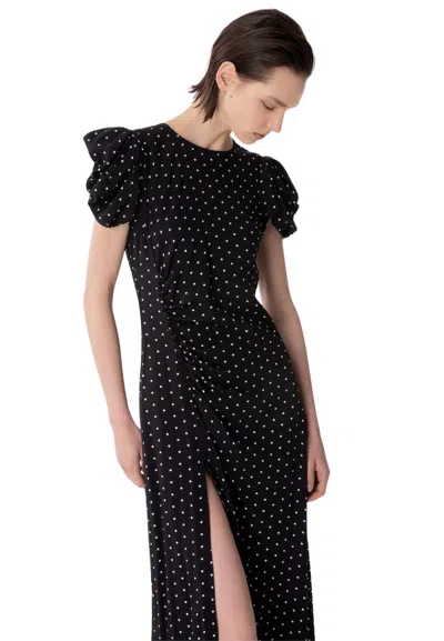 Mar De Margaritas Women's Dress  Half Sleeve In Black