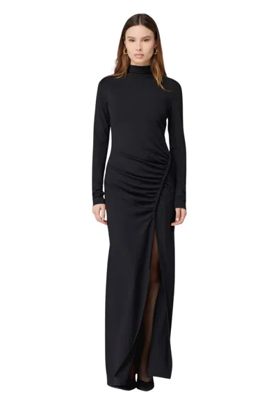 Mar De Margaritas Women's Dress  With Drapery In Black
