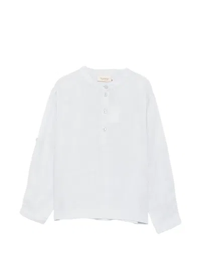 Mar Mar Copenhagen Kids' Button-placket Long-sleeve Shirt In Multi